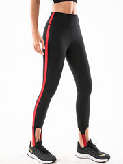 Wrap Quick Dry Contrast Color Yoga Leggings