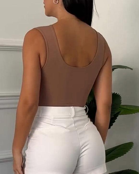 Wide Strap Bodysuit