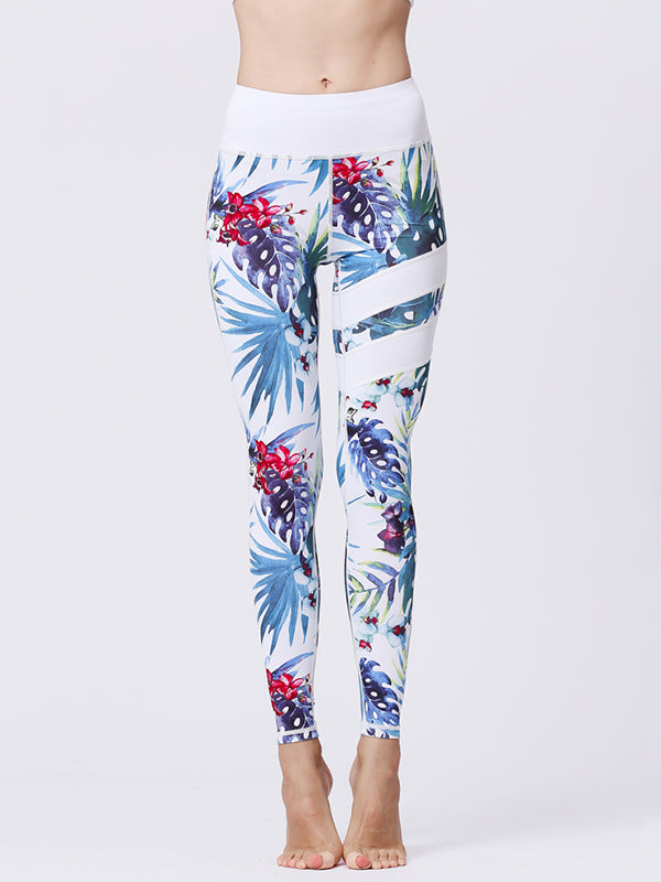 Floral Printed High Waist Leggings