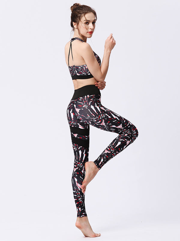 Floral Printed High Waist Leggings