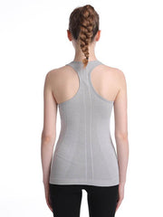 Seamless Solid Color Breathable Sports Vest Top