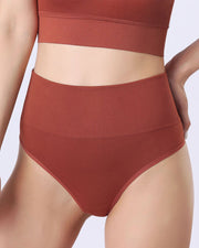 Threaded Solid Color Simple Thong