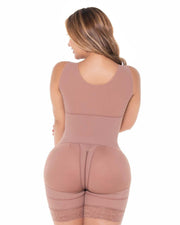 High Control Zipper Faja With Closure