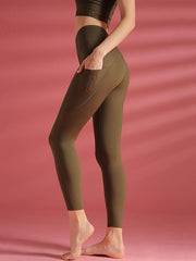 Wrap Solid Breathable Yoga&Gym Leggings