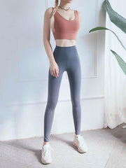 Wrap Solid High Waist Elastic Force Sports Leggings