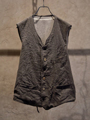 Cotton And Linen Vest