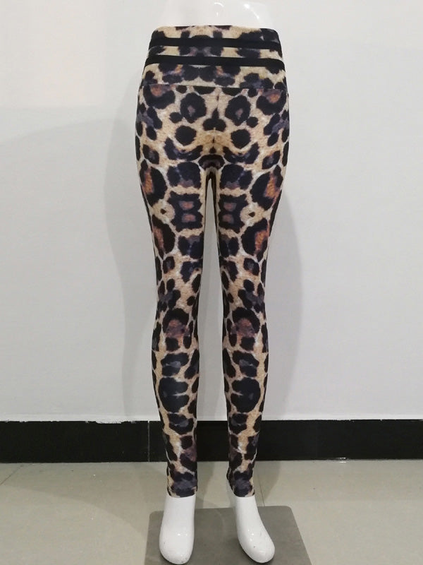 Empire Leopard Slim Dance Athletic Leggings