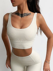 Solid Color Wrap Sports Bra