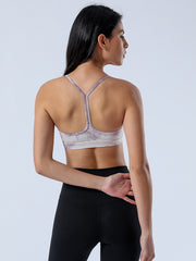 Narrow Strap Tie-Dyed Breathable Sports Bra