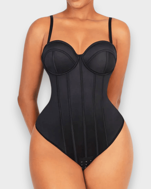 Cupped Strapless Bra-free Bodysuit Shapewear