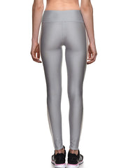 Grey Printed High Waist Hips Leggings