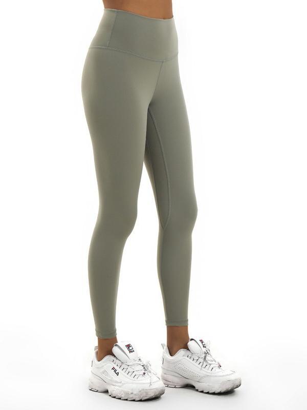 Wrap High-Waisted Solid Color Sports Leggings