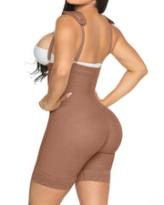 Fajas Colombianas Compression Shapewear Open Bust Tummy Control with Zipper