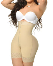 Fajas Colombianas Compression Shapewear Open Bust Tummy Control with Zipper