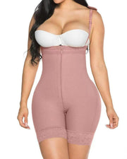 Fajas Colombianas Compression Shapewear Open Bust Tummy Control with Zipper