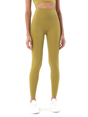 High-Waisted Pockets Solid Color Yoga Bottoms