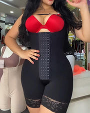 Front Buckle Tummy Control Shaping Romper