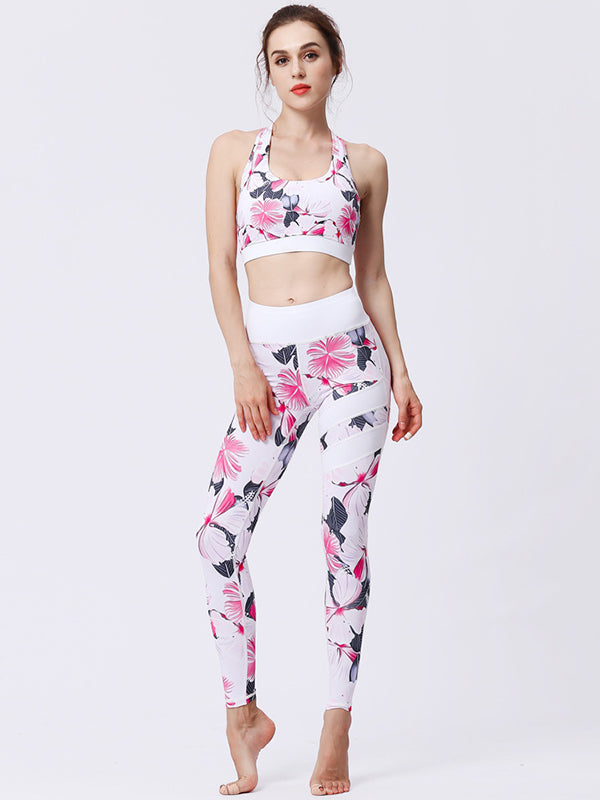 Floral Printed High Waist Leggings