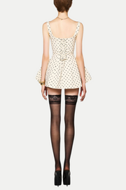 kuyio Polka Dot Mini Dress