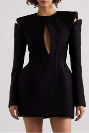 Ophelie Cutout Lace Up Mini Dress