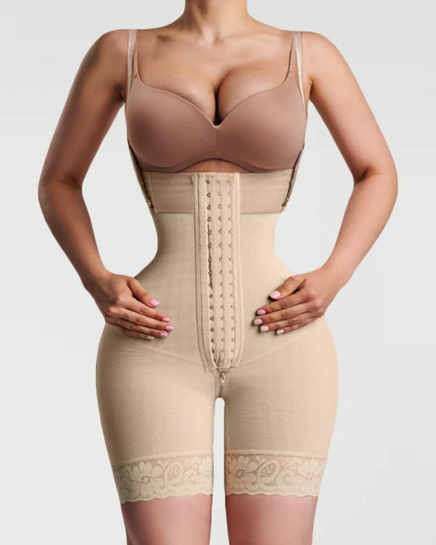 Women Body Hourglass Girdle - Rib-height, Mid-leg