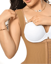 Women Fajas with Long Control Shapewear Tummy Control Bodysuit