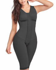 Women Full Body Shaper Tummy Control Fajas Front Closure Weight Loss Postpartum Bodysuit