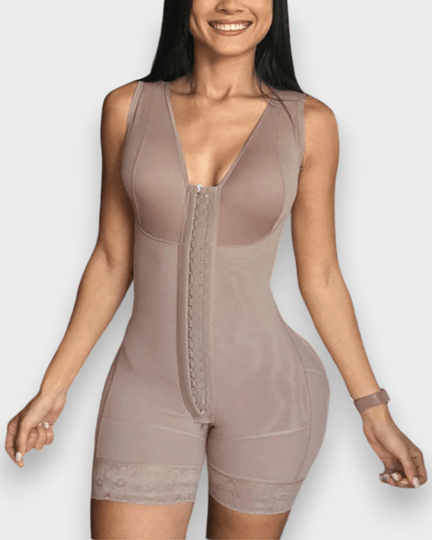 Shapewear Slimming Bodysuit Body Shaper With Hook-eye Body Faja