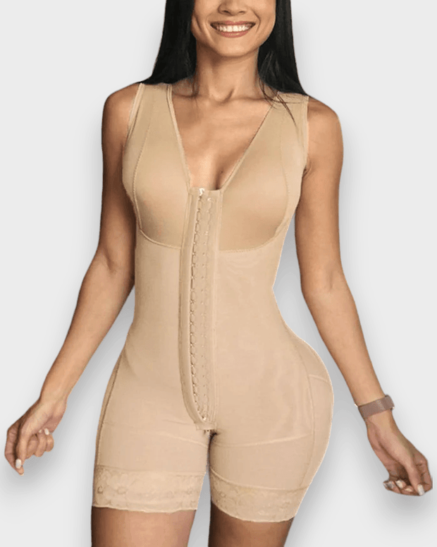 Shapewear Slimming Bodysuit Body Shaper With Hook-eye Body Faja